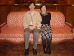 Daddy & Mammy on a sofa