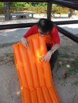 nic inflating my sleeping mat