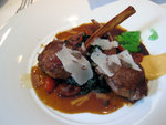 
Roasted lamb rack with mashed potatoes