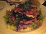 
Baked portobello mushroom