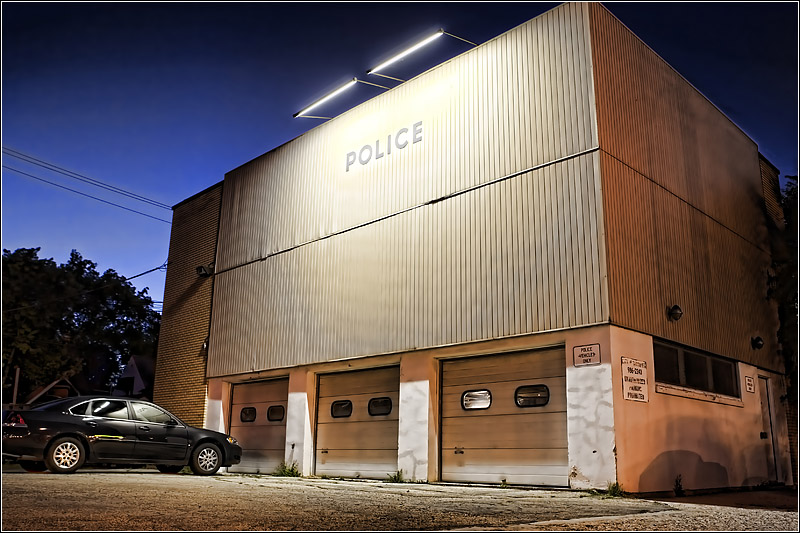free stock photo police station