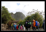 thx to the rainy morning, i was able to sign up to Waynu Picchu as #186 out of the daily limit of 400 people even though i started lining up at 8am!!  heard from the tour guide that people usually start lining up at 6ish!!!