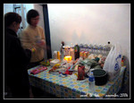 getting ready for our yummy hotpot!!  YEEEHHHAAAAA!!!