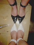 our new shoes.
black one is mine.