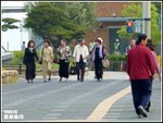 
高松市的路人